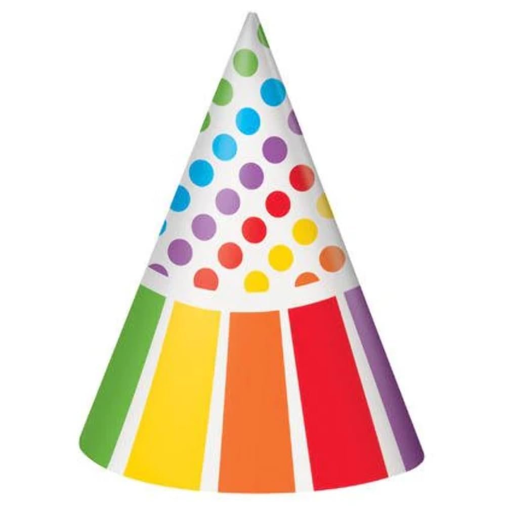 Foil Rainbow Party Happy Birthday