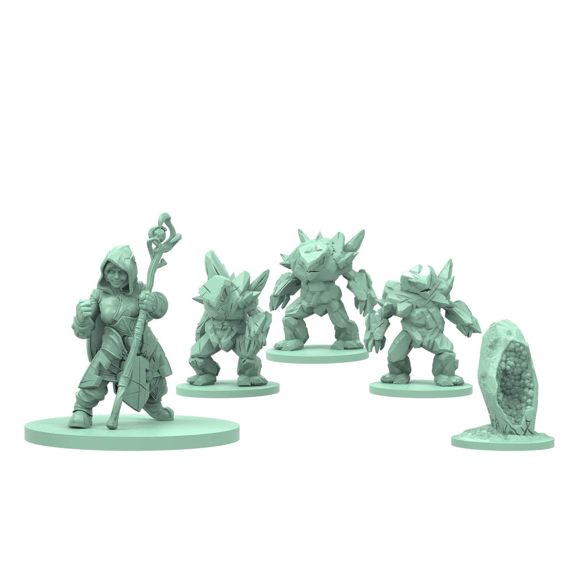 GodTear: Eternal Glade Starter Set Board Game with 12 Detailed Miniatures, Tabletop Combat Game (2 Players)