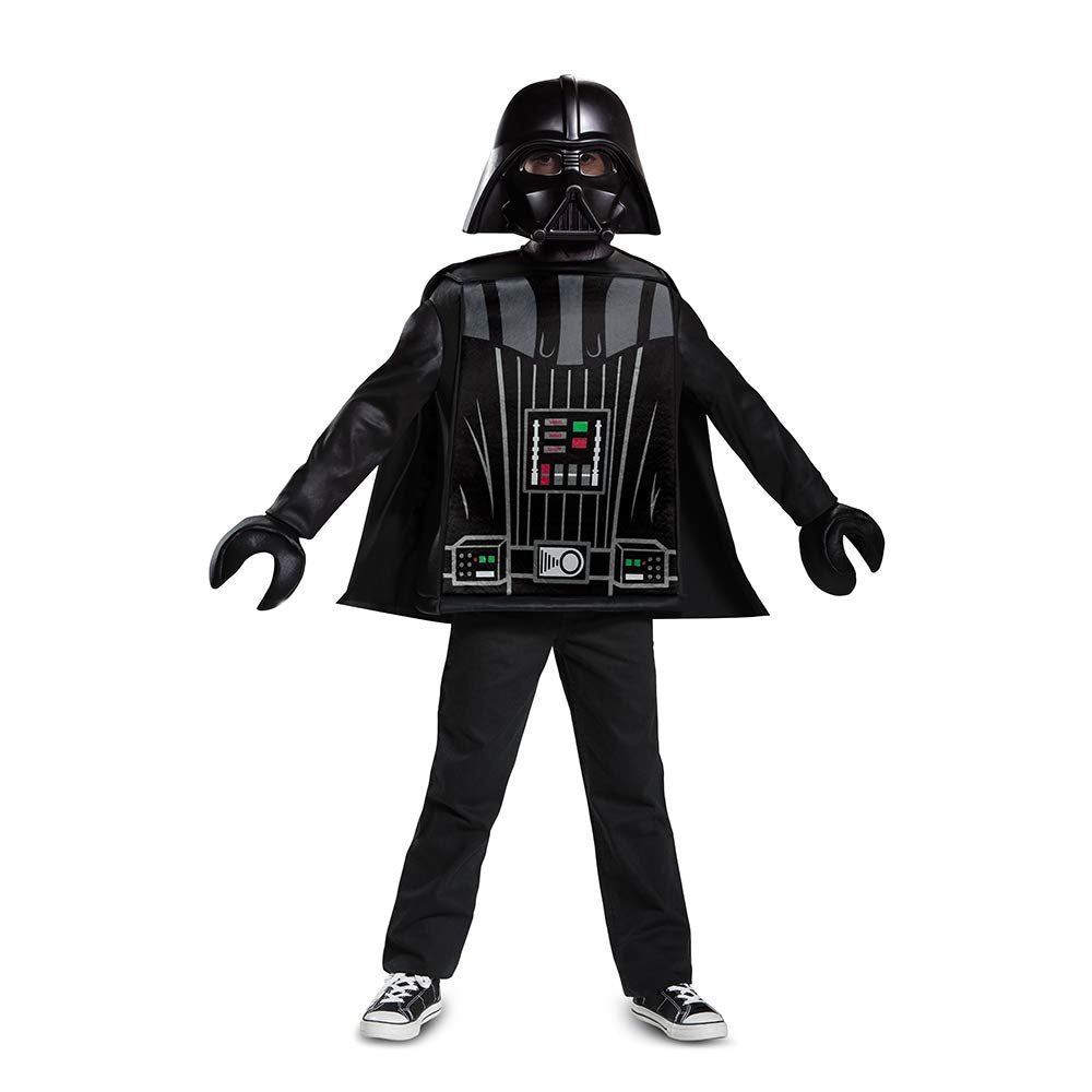 Lego Darth Vader Costume for Kids, Classic Lego Star Wars Themed Children&#39;s Character Outfit