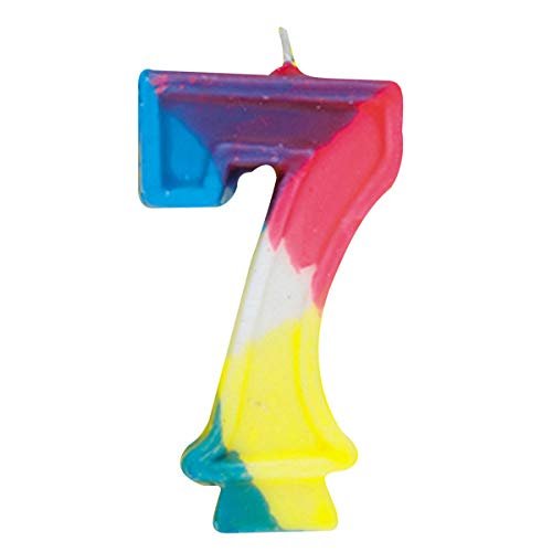 Rainbow Birthday Candle