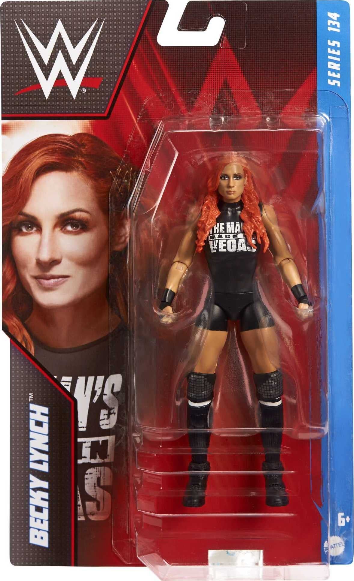 Mattel WWE Becky 'The Man' Lynch Basic Action Figure, Posable 6-inch Collectible for Ages 6 Years Old & Up