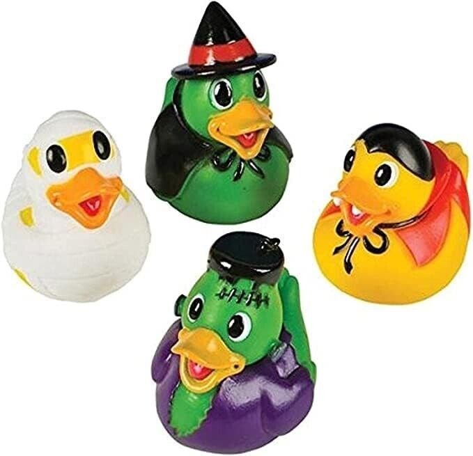 2&quot; Halloween Costume Rubber Duckies - 12 Piece Assortment - Spooky fun Exciting