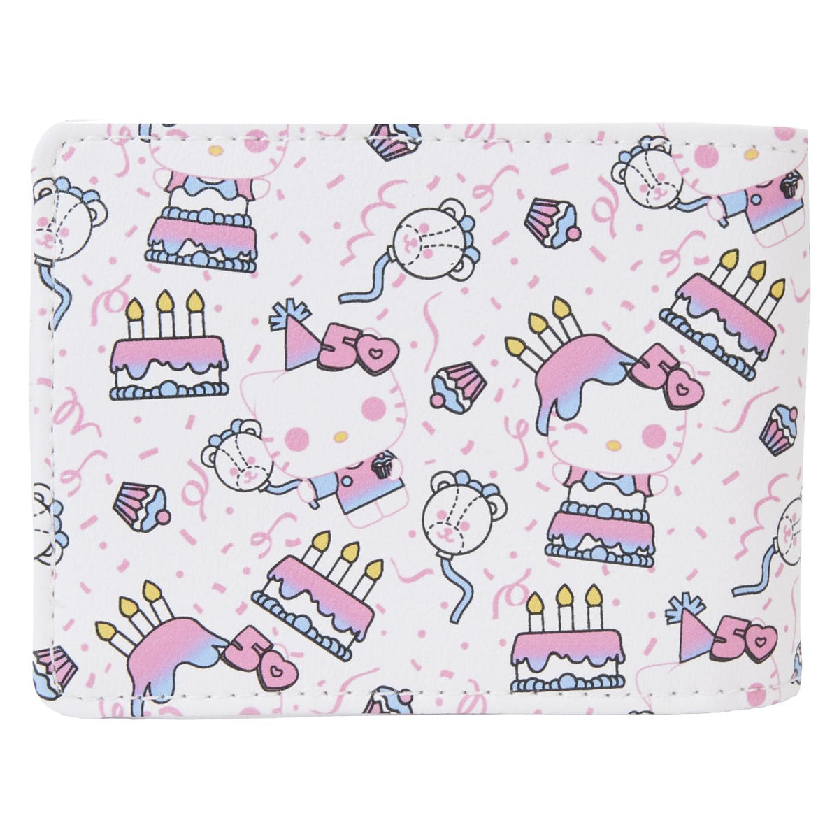 Funko Pop! Sanrio: Hello Kitty 50th Anniversary All Over Print Cake Bi-Fold Wallet