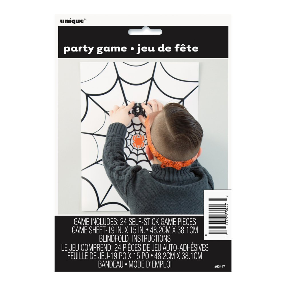 Pin the Spider On The Web Party Game - 24 Players, 1 Pc
