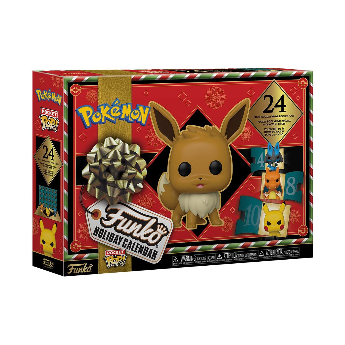 Funko Pop! Advent Calendar: Pokemon - 24 Days of Surprises - Collectible Vinyl Mini Figures - Mystery Box - Gift Idea - Holiday Present for Girls, Boys & Kids - Christmas Countdown