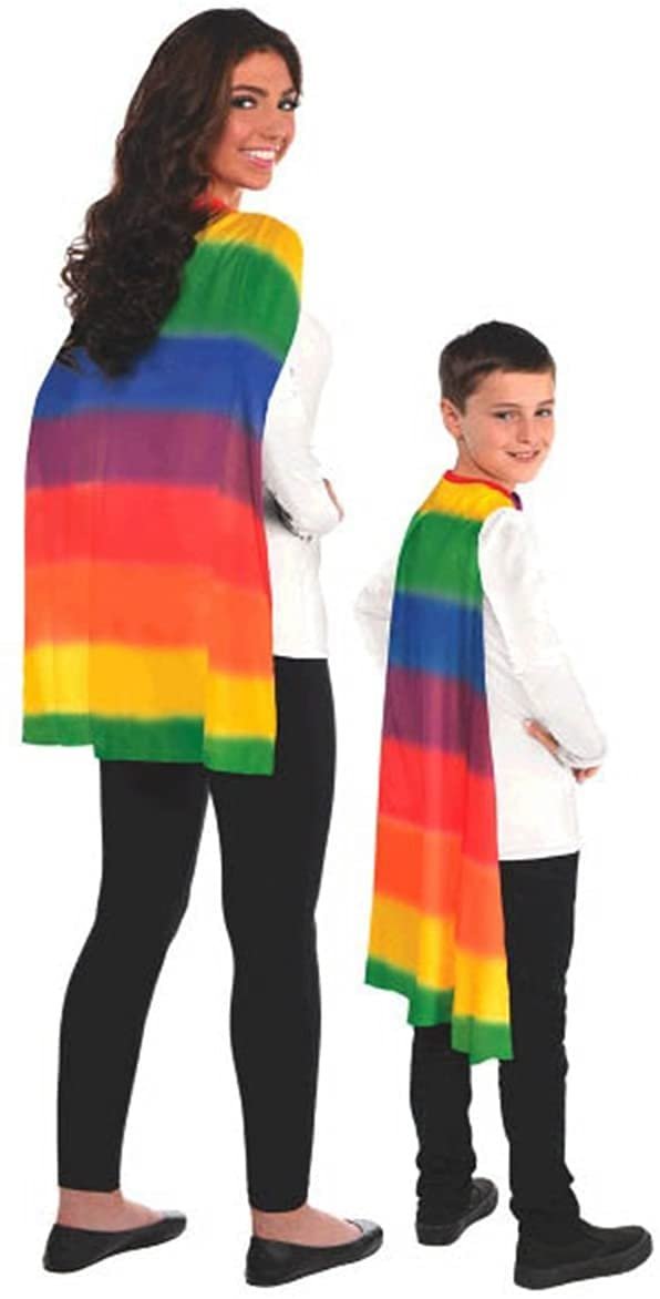 Yellow Cape Costume for Kids and Adults - One Size Fits Most (1 Count) - Great For Party Dress-Up - Superhero & Halloween Capes