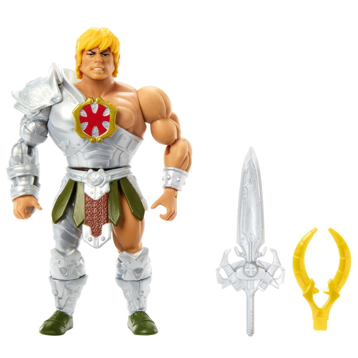 Masters of the Universe Origins Action Figure &amp; Accessory, Rise of Snake Men Armor He-Man &amp; Mini Comic Book, 5.5 inch