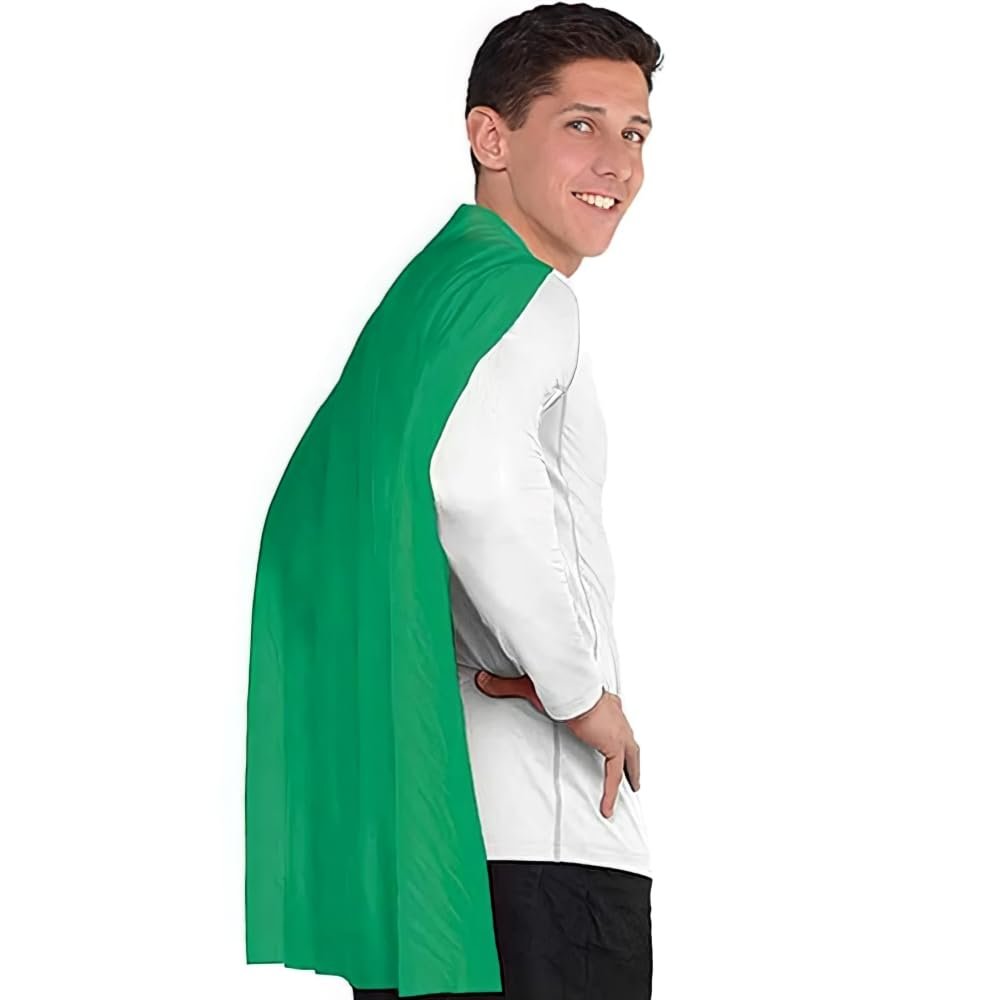 Yellow Cape Costume for Kids and Adults - One Size Fits Most (1 Count) - Great For Party Dress-Up - Superhero & Halloween Capes