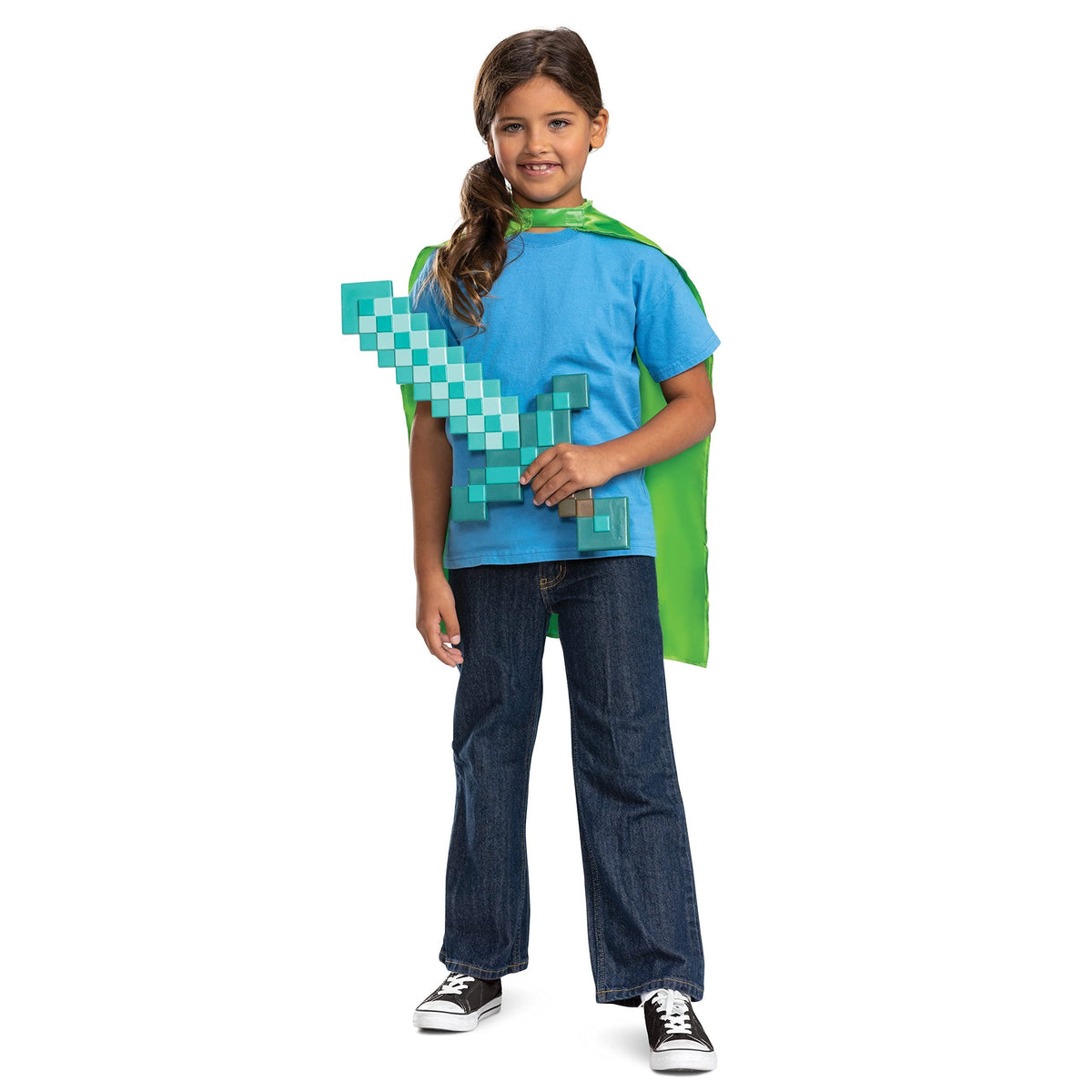 Disguise Minecraft Sword and Cape Costume Set, Official Minecraft Costume Accessories for Kids, One Size