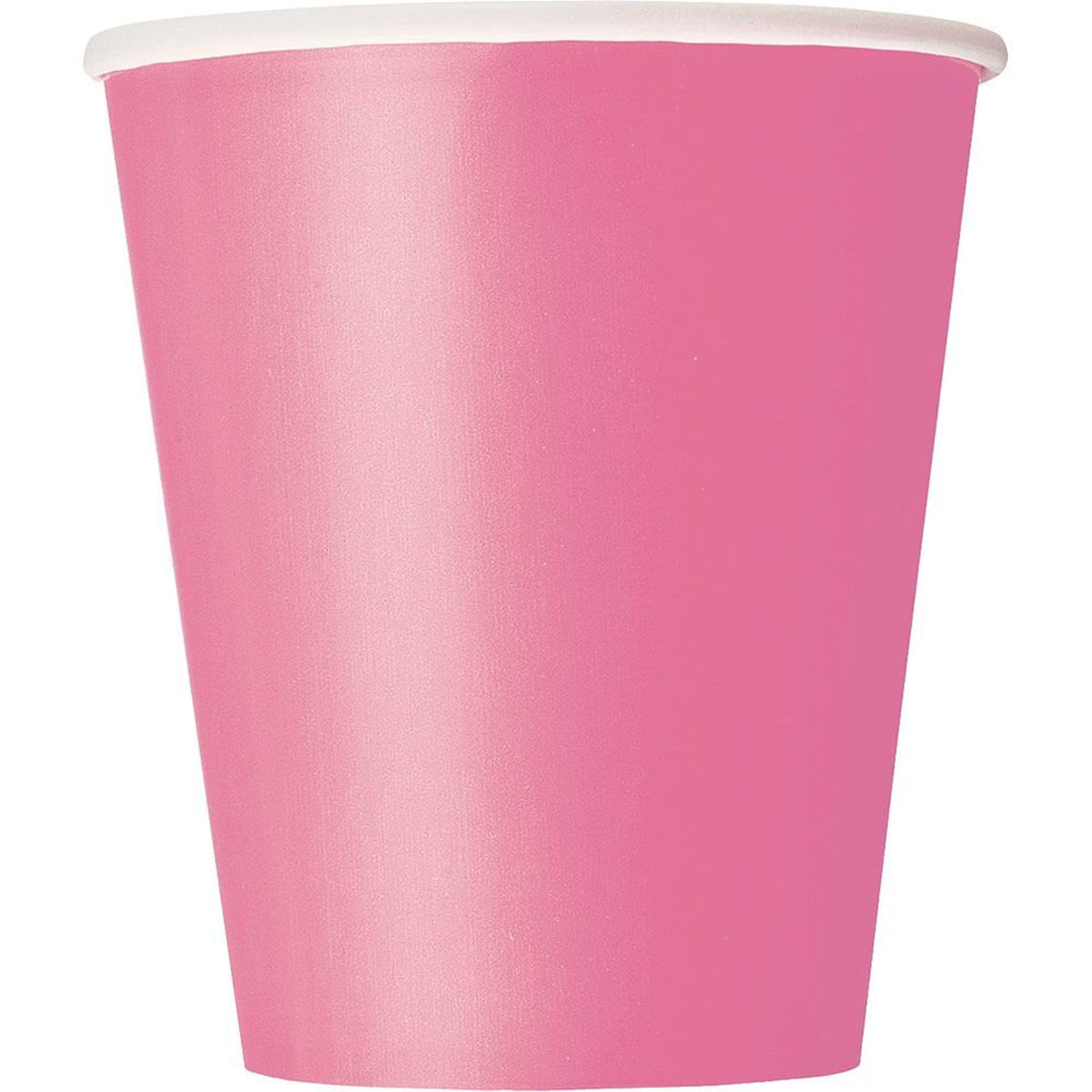 Premium Hot Pink Paper Cups - 9 oz (Pack of 14) - Elegant & Eco-Friendly Party Drinkware - Perfect for Birthdays, Showers, & Special Celebrations