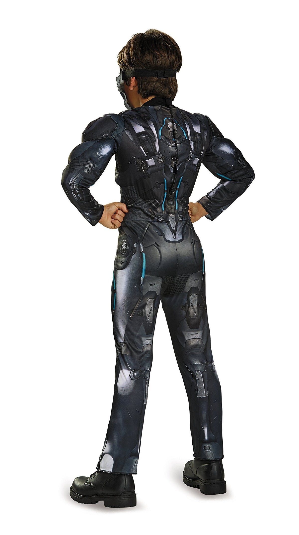 Spartan Locke Classic Muscle Halo Microsoft Costume, Small/4-6 Black