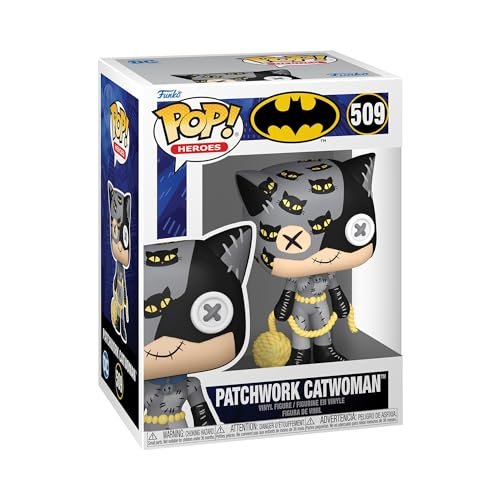 Funko POP! Animation: Patchwork – Catwoman - DC Comics - Collectable Vinyl Figure - Gift Idea - Official Merchandise - for Kids & Adults - Comic Books Fans - Model Figure for Collectors and Display