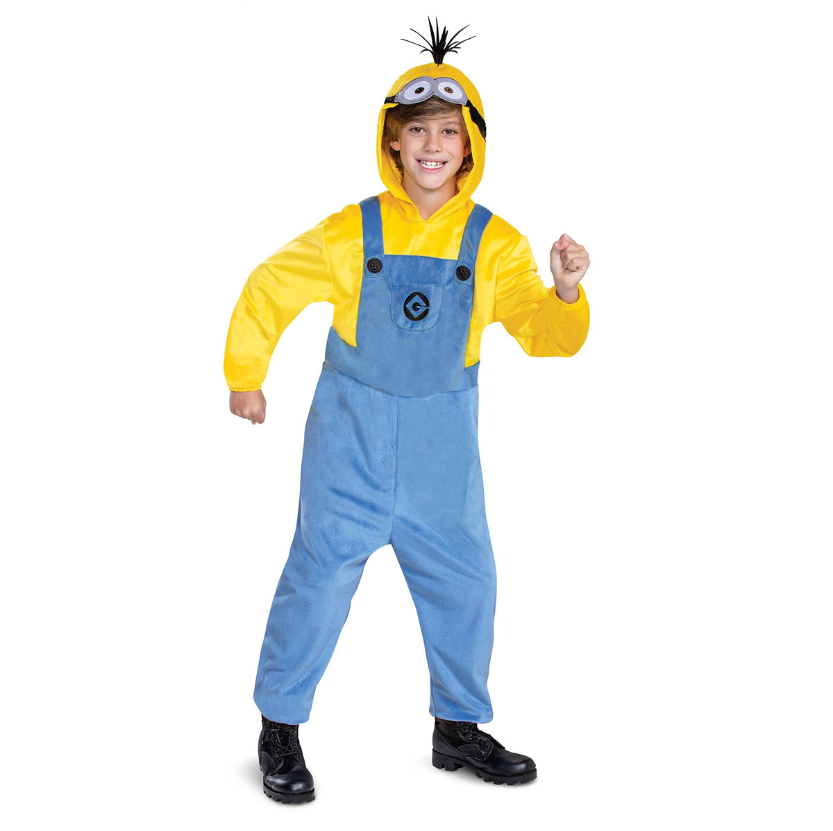 Disguise Kevin Minion Costume for Kids, Official Minions Rise of Gru Outfit and Headpiece