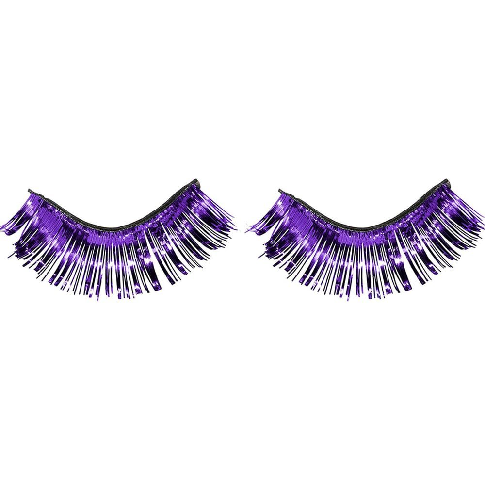Red Tinsel Eyelashes (1/2&quot; x 1&quot;) - Perfect for Parties, Costumes &amp; Celebrations
