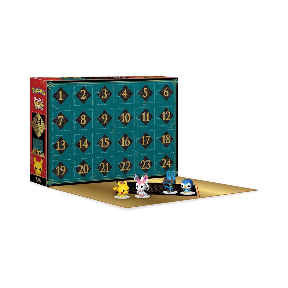 Funko Pop! Advent Calendar: Pokemon - 24 Days of Surprises - Collectible Vinyl Mini Figures - Mystery Box - Gift Idea - Holiday Present for Girls, Boys & Kids - Christmas Countdown