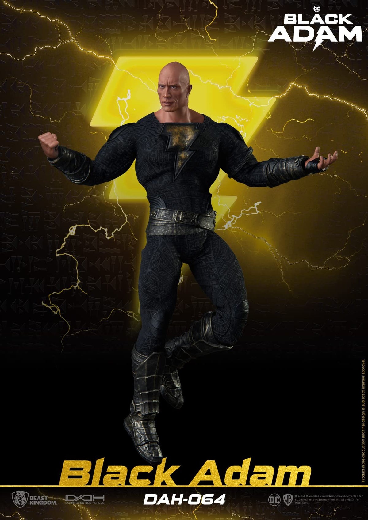 BEAST KINGDOM CO., LTD Black Adam: Black Adam DAH-064 Dynamic 8-ction Heroes Action Figure
