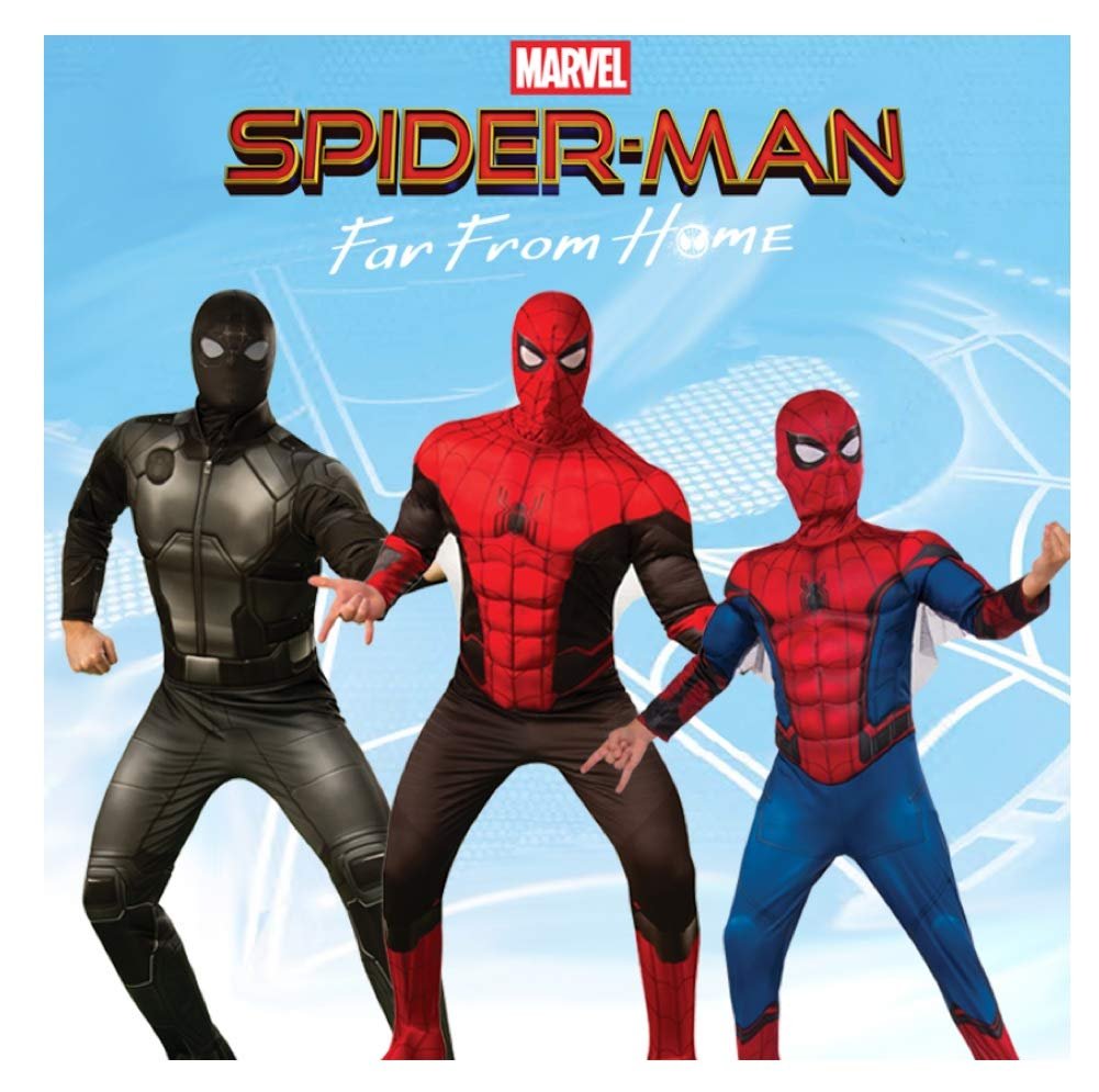 Rubies Costume Marvel Spider-man Far from Home Deluxe Spider-man Costume &amp; Mask