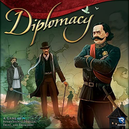 Renegade Game Studios Diplomacy - Renegade, Europe 20th Century Strategy Board Game of Alliances &amp; Betrayal, Ages 12+, 2-7 Players, 4 Hrs