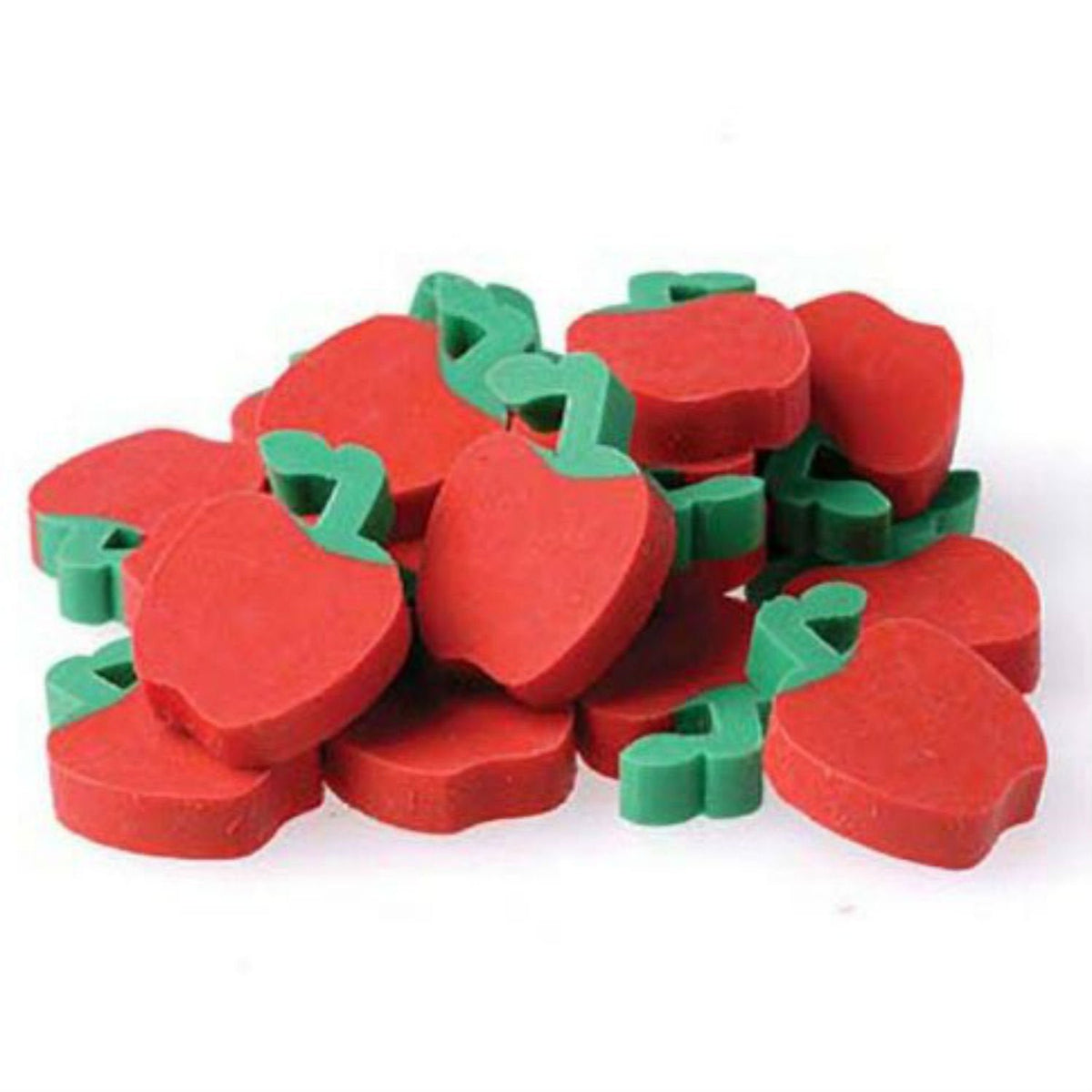 US Toy - Miniature 3/4&quot; Apple Erasers, Ages 3 Years &amp; Up (1-Pack of 144)