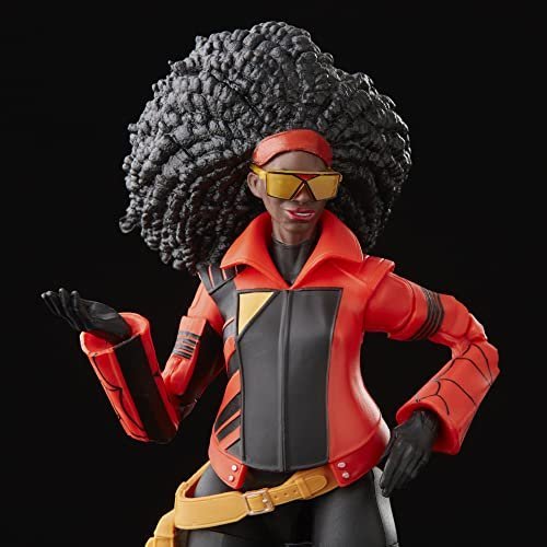Marvel Legends Series Spider-Man Across The Spider-Verse Jessica Drew 6-inch Action Figure Toy, 2 Accessories