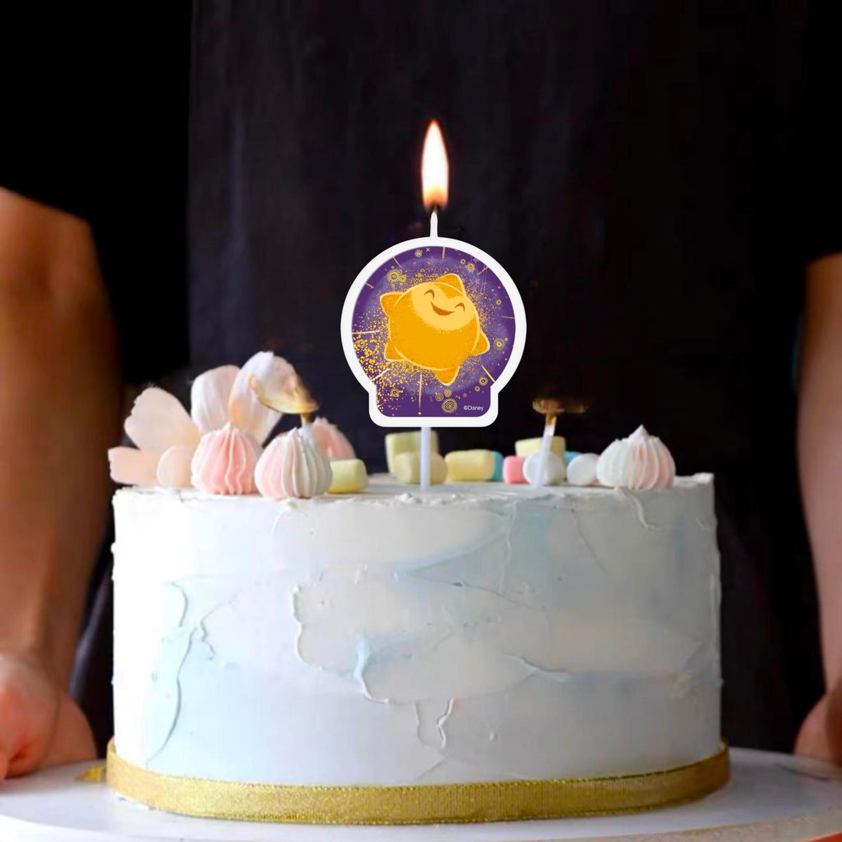 Birthday Candle - 2.6&quot; x 2.4&quot; - Unique, Long-lasting &amp; Eye-catching Design - Ideal for Captivating Birthday Moments, Wish