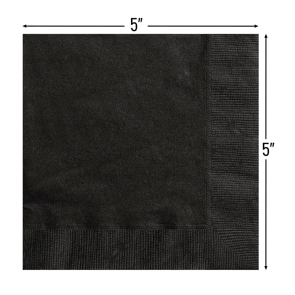 Gold Solid Beverage Napkins - (Pack of 20) - Elegant & Durable Design - Perfect for Parties, Events & Celebrations