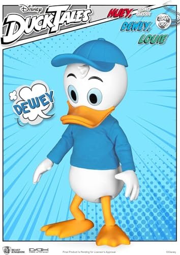 Beast Kingdom DuckTales: Huey, Dewey and Louie DAH-069 Dynamic 8ction Action Figure Set, Multicolor