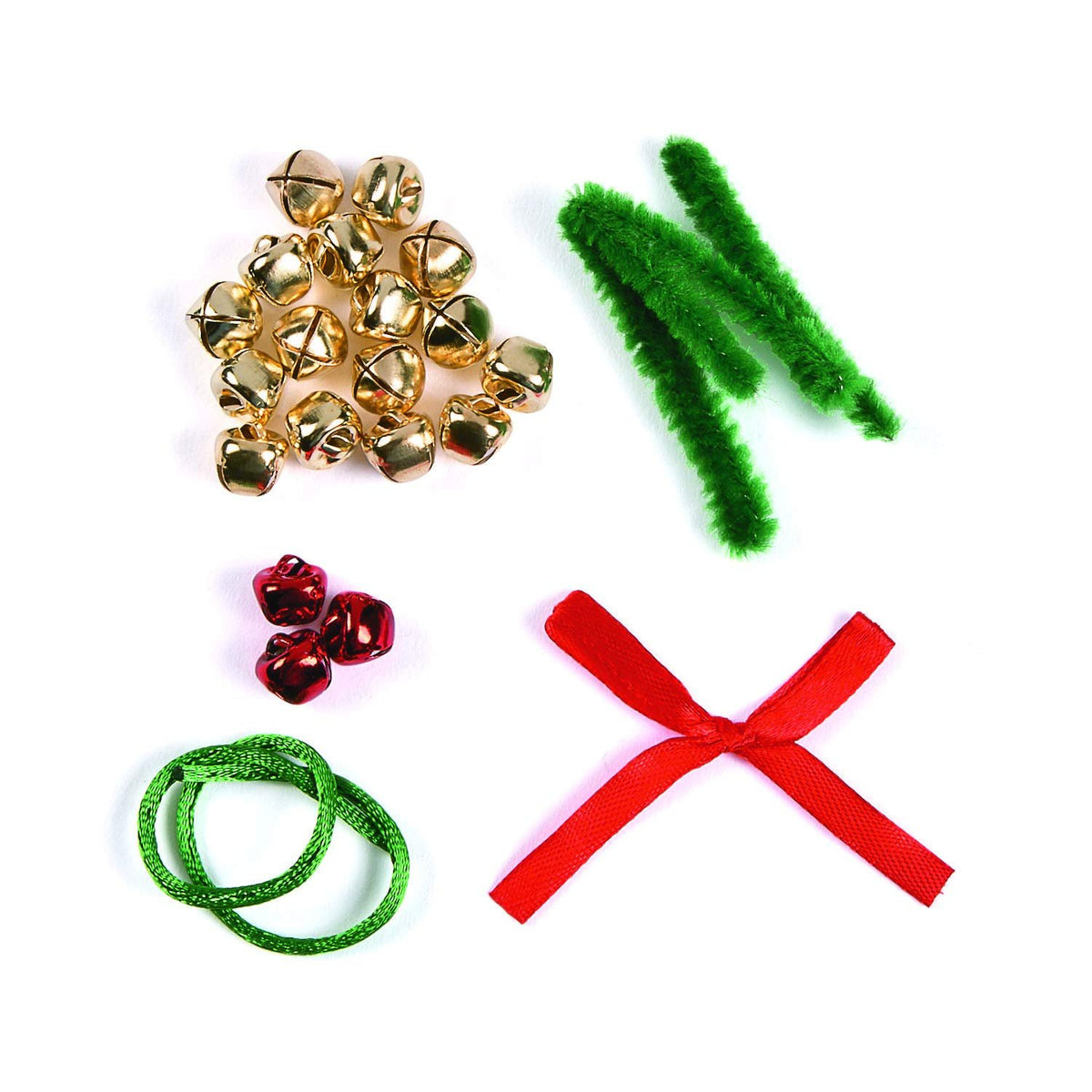Jingle Bell Wreath Ornament Craft Kit - Crafts for Kids and Fun Home Activities