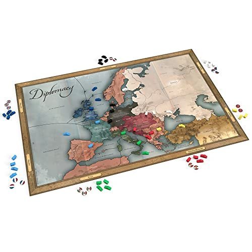 Renegade Game Studios Diplomacy - Renegade, Europe 20th Century Strategy Board Game of Alliances &amp; Betrayal, Ages 12+, 2-7 Players, 4 Hrs
