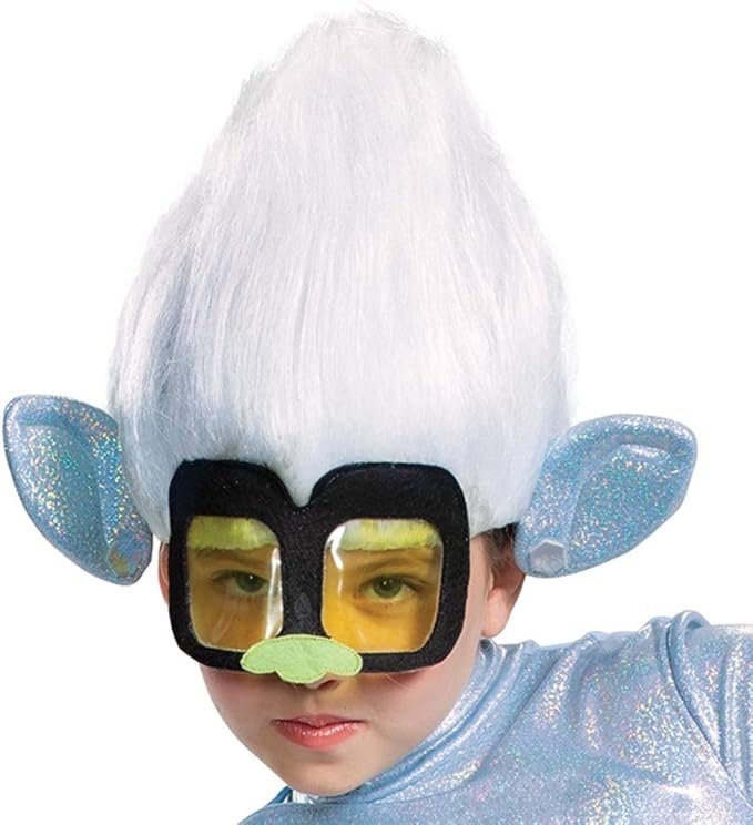Tiny Diamond Costume, Trolls World Tour Tiny Diamond Troll Costume for Kids with Headpiece