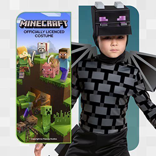 Disguise Minecraft Ender Dragon Costume for Kids, Video Game Character Outfit