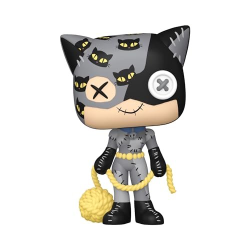 Funko POP! Animation: Patchwork – Catwoman - DC Comics - Collectable Vinyl Figure - Gift Idea - Official Merchandise - for Kids & Adults - Comic Books Fans - Model Figure for Collectors and Display