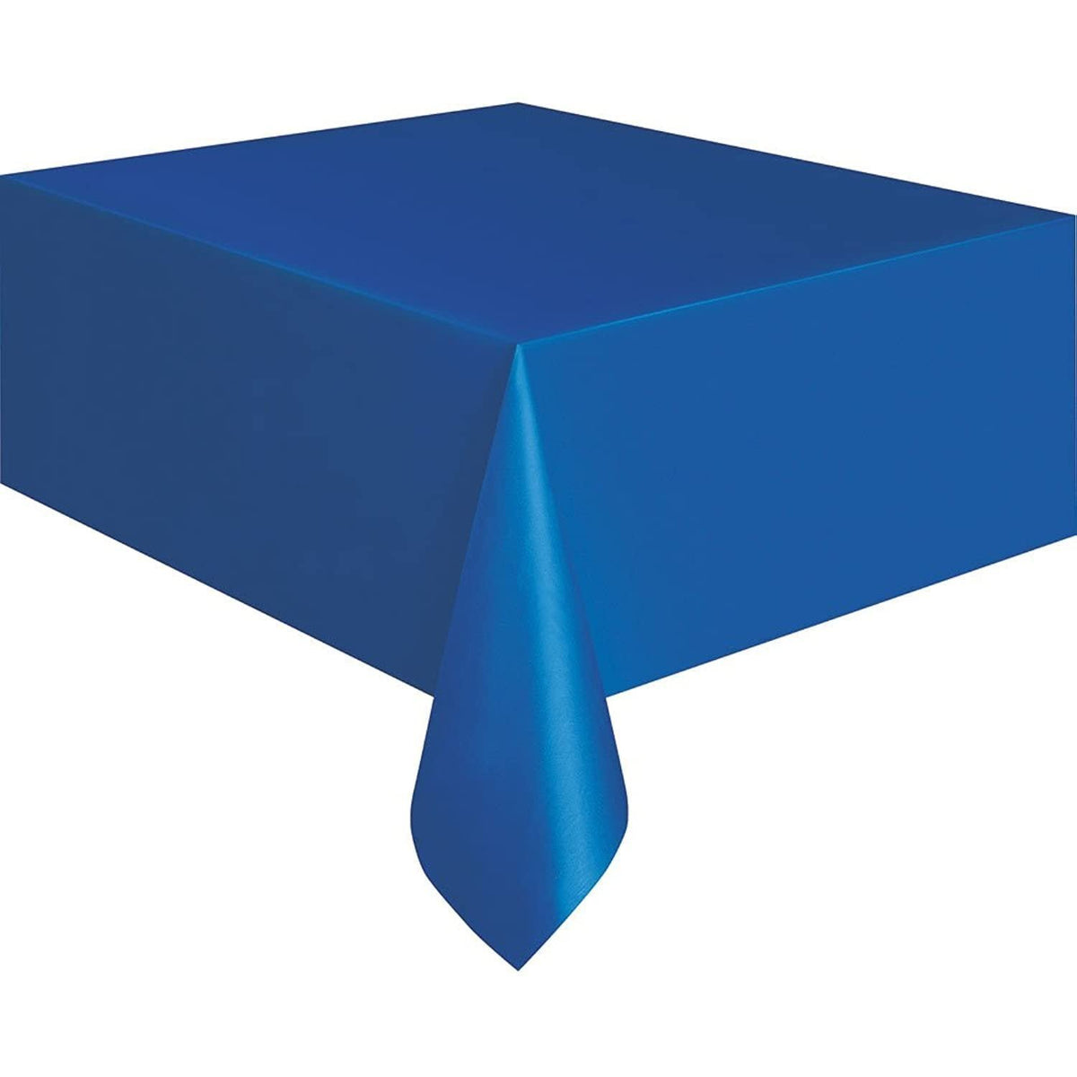 Royal Blue Solid Rectangular Plastic Table Cover (54" x 108") 1 Count - Elegant Design & Premium Quality, Ideal For Parties, Events & Everyday Use G
GS