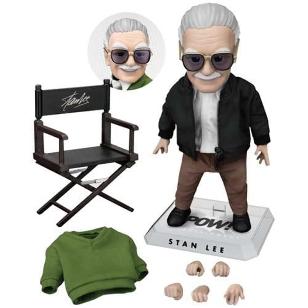 Beast Kingdom Stan Lee EAA-092 Egg Action Action Figure, Multicolor