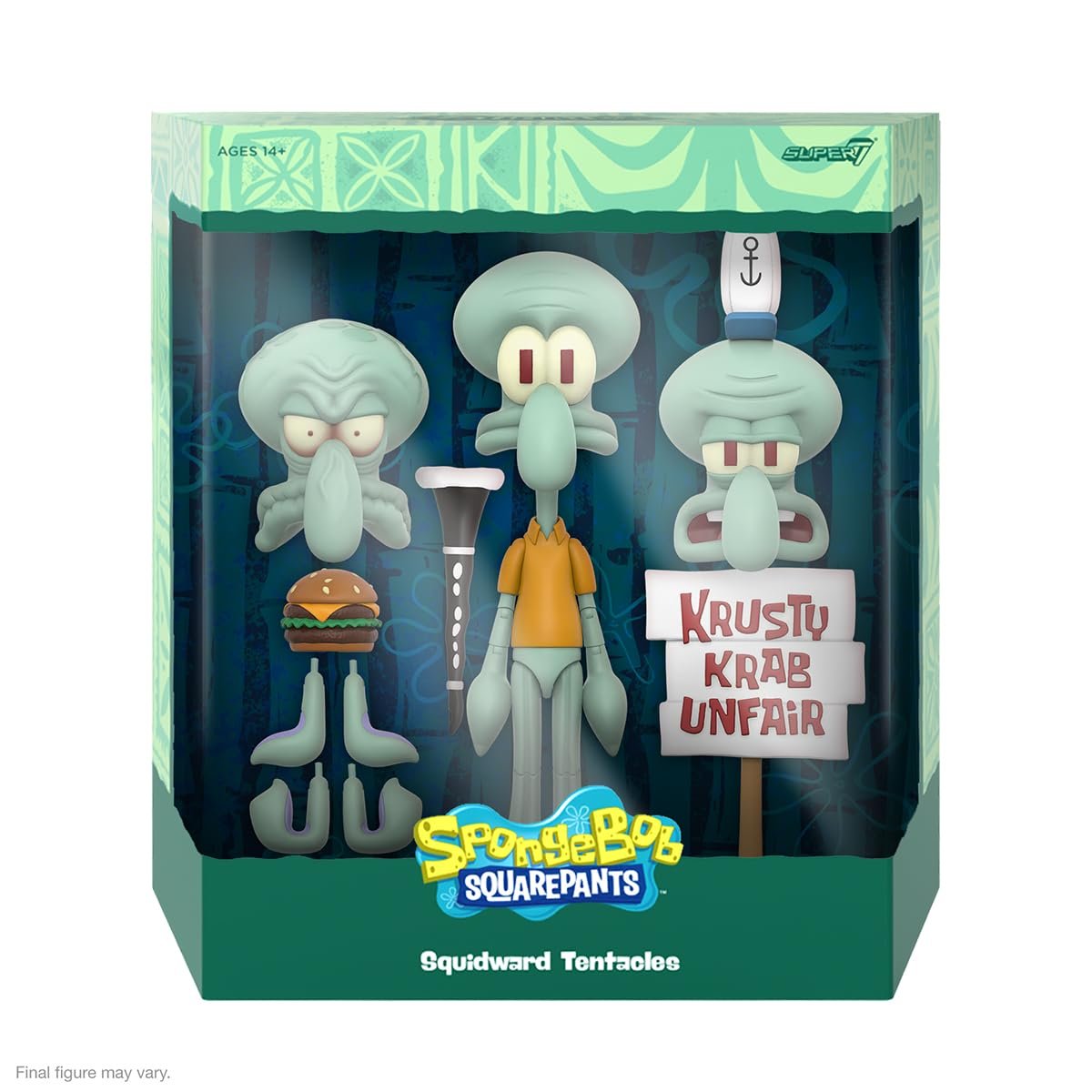 Super7 Spongebob Squarepants Spongebob and Patrick BFF - (2-Pack) 3.75