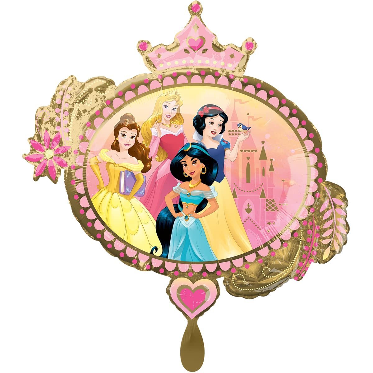 Mayflower Princess Once Upon A Time Mylar Party Foil Balloon, 34&quot;, Multicolor
