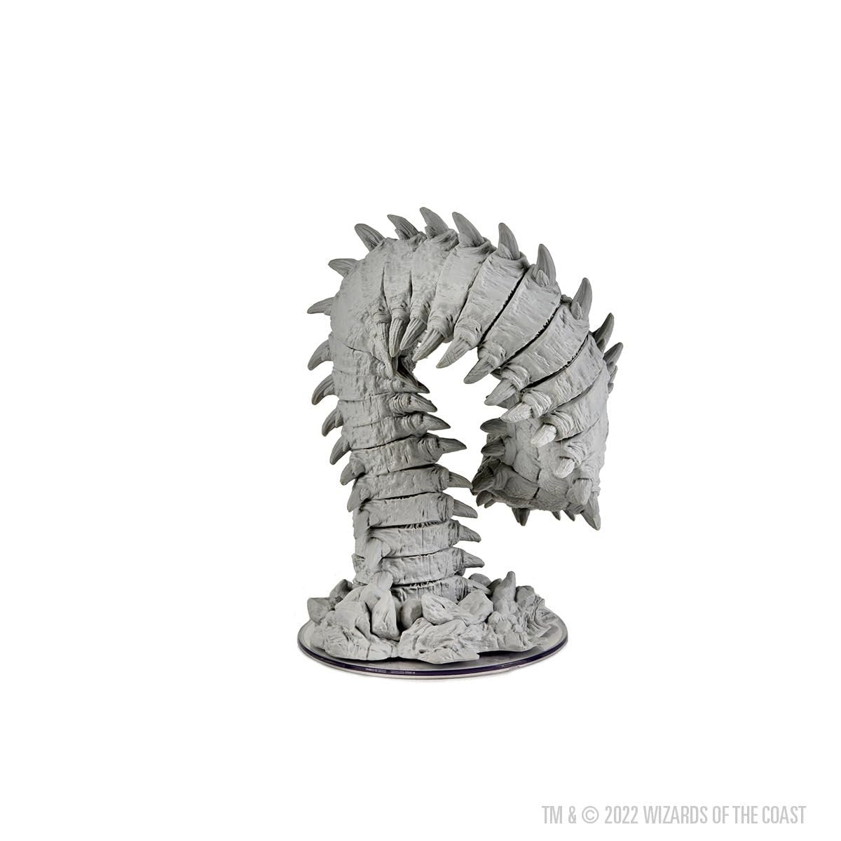 WizKids D&D Nolzur's Marvelous Miniatures: Purple Worm - Unpainted Figure, RPG, Dungeons & Dragons
