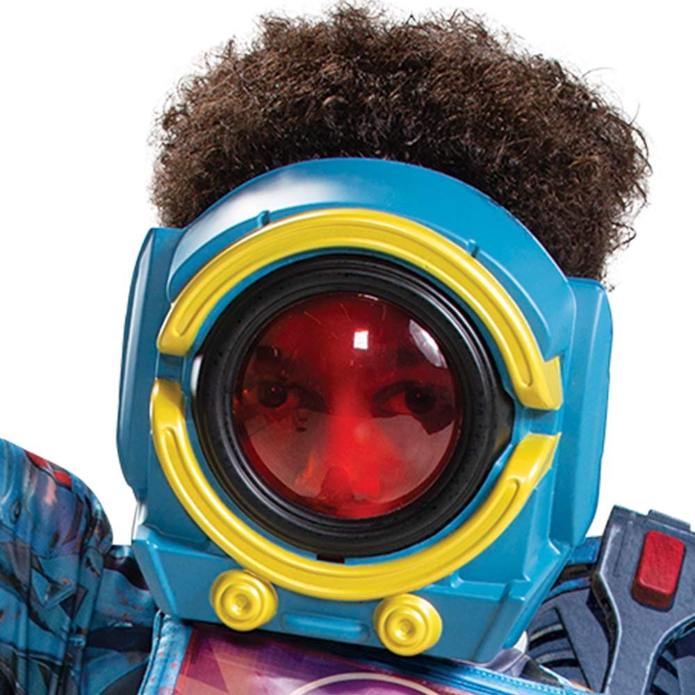 Pathfinder Costume for Kids, Official Deluxe Apex Legends Costume Jumpsuit with Mask and Armor