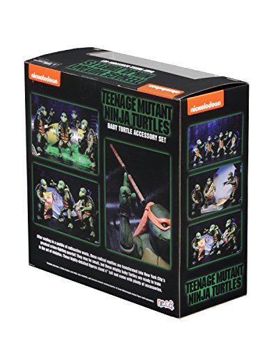 NECA - Teenage Mutant Ninja Turtles (1990 Movie) - 1/4 Scale Action Figures - Baby Turtles Set