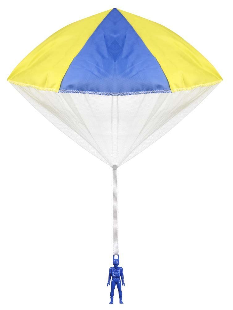 Aeromax Original Tangle Free Toy Parachute has no strings to tangle and requires no batteries. Simply toss it high and watch it fly!