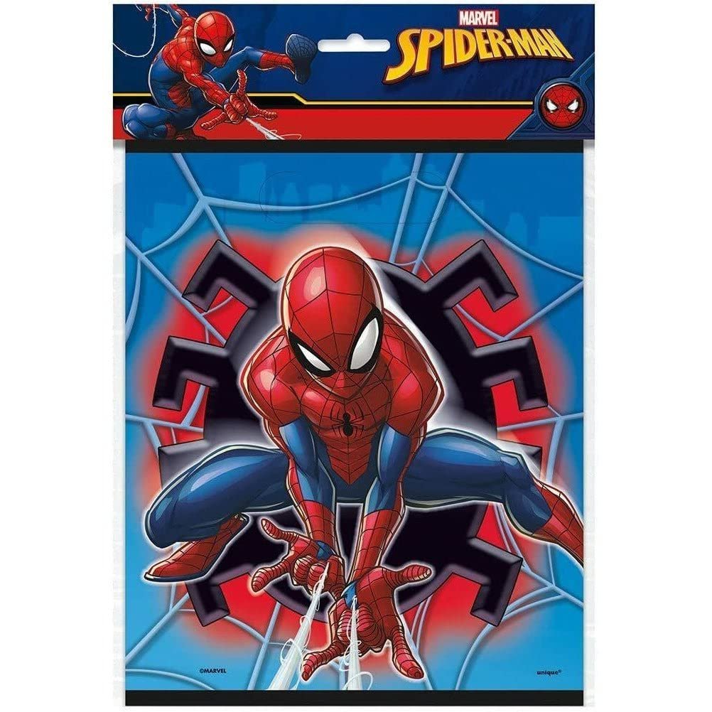 Unique Spider-Man Party Loot Bags - 9&quot; x 7.5&quot;, 8 Pcs