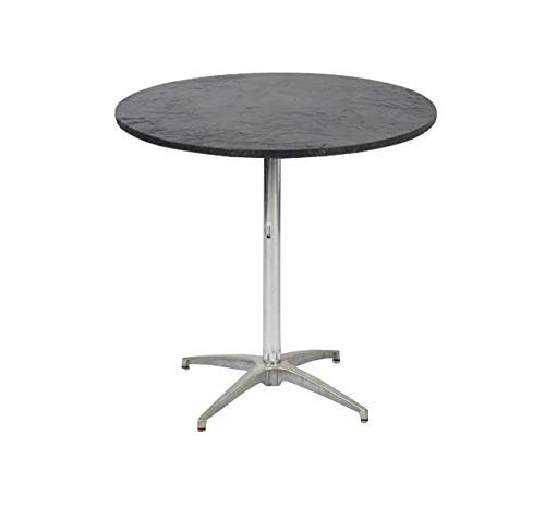 Kwik-Covers 30" Round Fitted Plastic Table Covers, Bundle of 5 (Red)