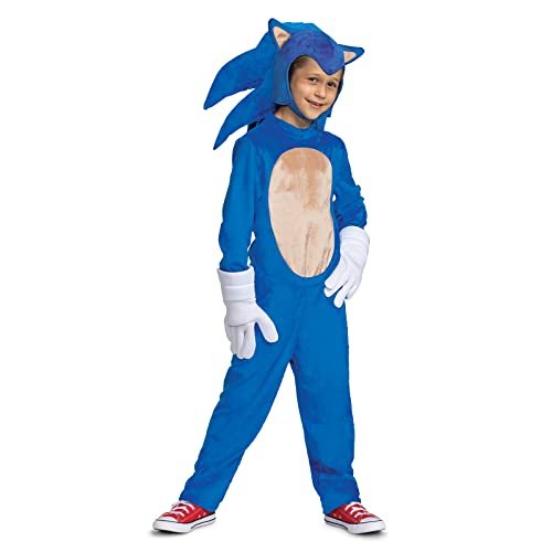 Disguise Sonic the Hedgehog Costume, Official Deluxe Sonic Movie Costume and Headpiece