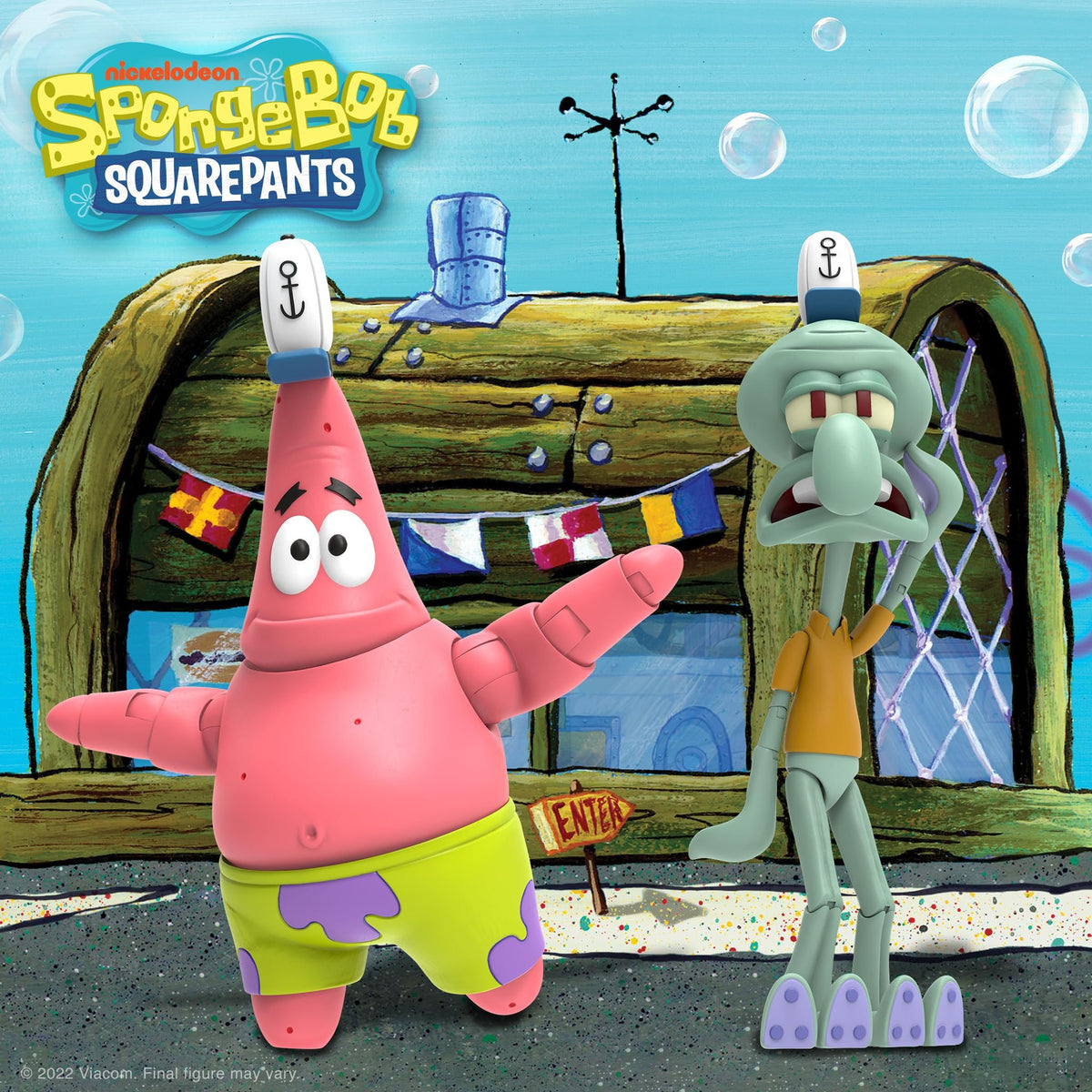 Super7 Spongebob Squarepants Spongebob and Patrick BFF - (2-Pack) 3.75