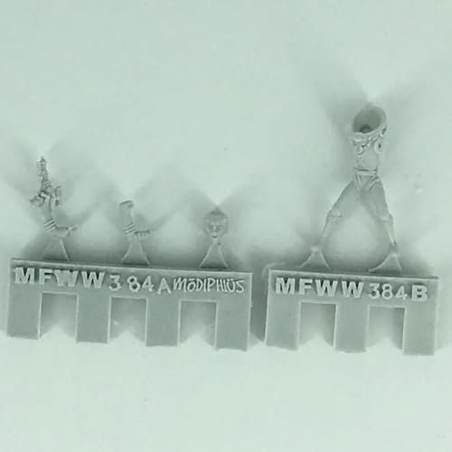 Modiphius Entertainment: Fallout: Miniatures - Zetans: Invaders from Beyond - 5 Resin Figures, Appalachia Wave, Unpainted & Unassembled, Licensed