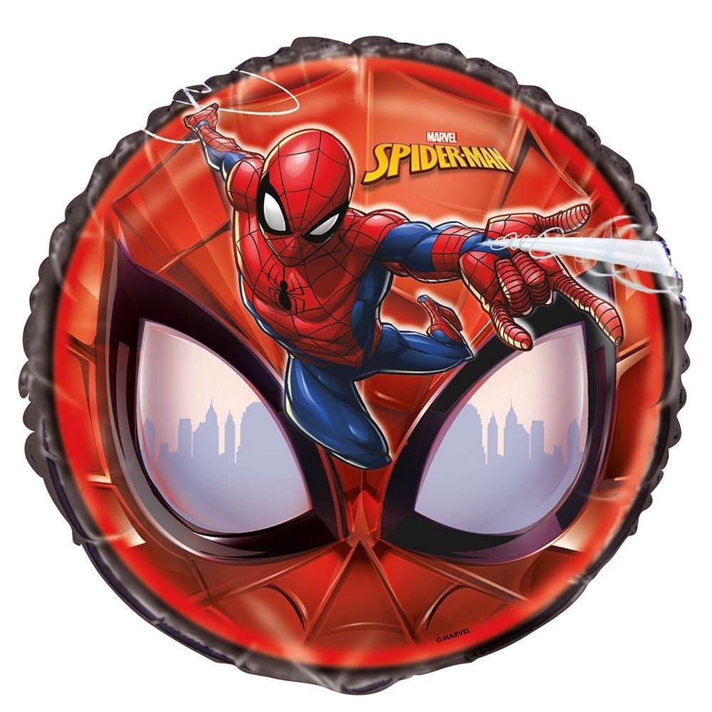 Unique Spiderman Foil Party Balloon - 18&quot; | Red | 1 Pc
