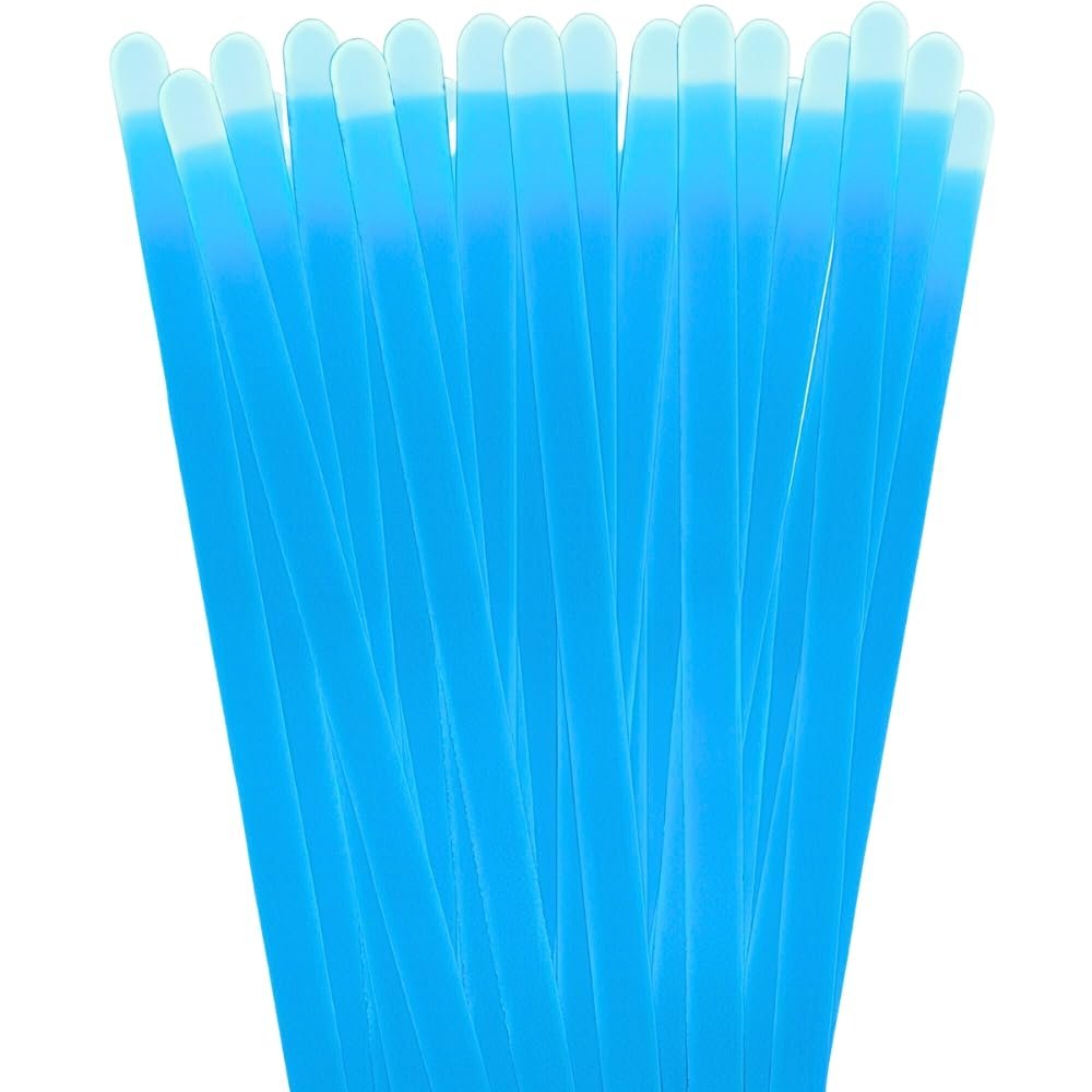 Blue Glow Stick Tube - 8" (Pack of 36) – Long-Lasting, Non-Toxic & Eco-Friendly - Perfect for Parties