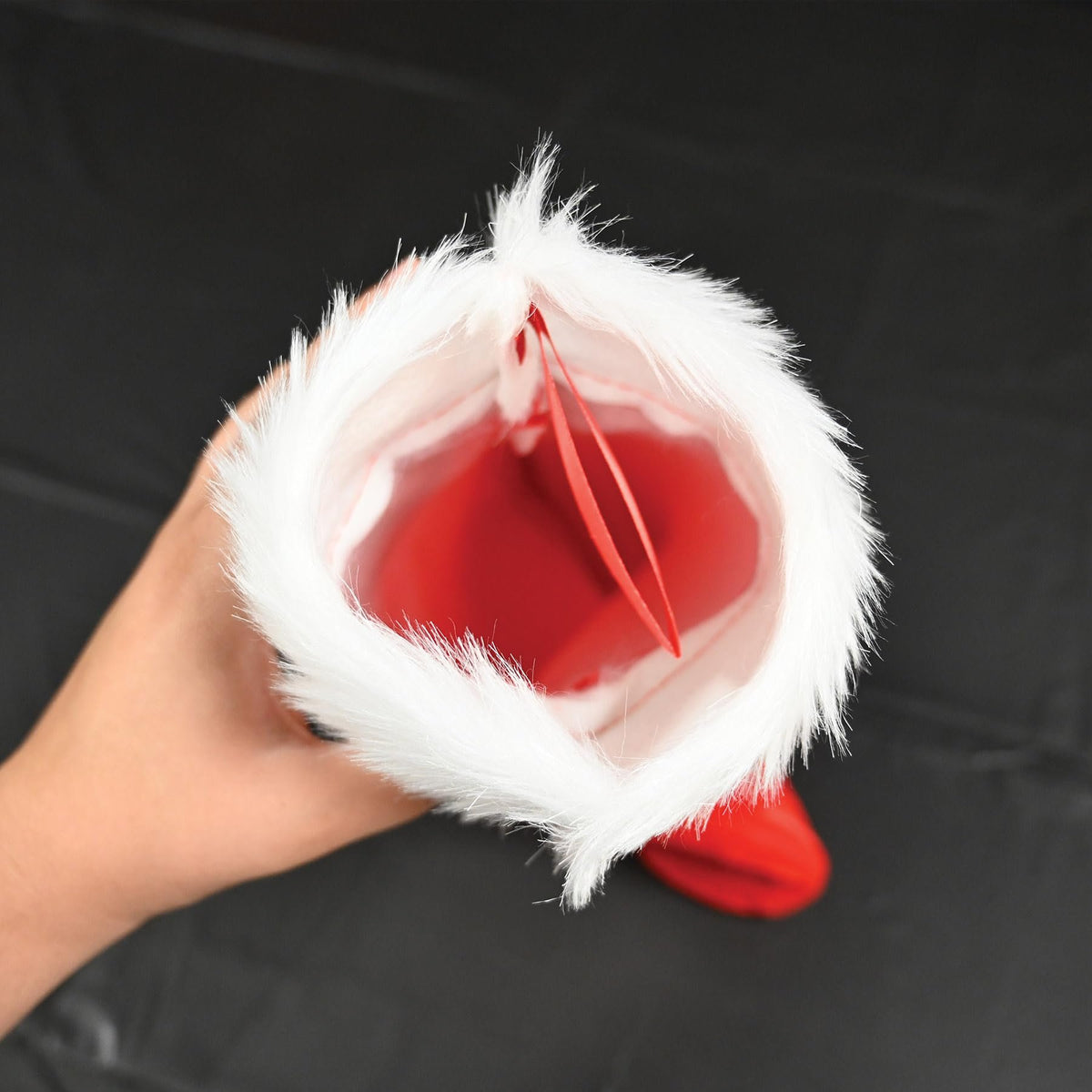 Plush Christmas Stocking Party Accessory (1 count) (1/Pkg)