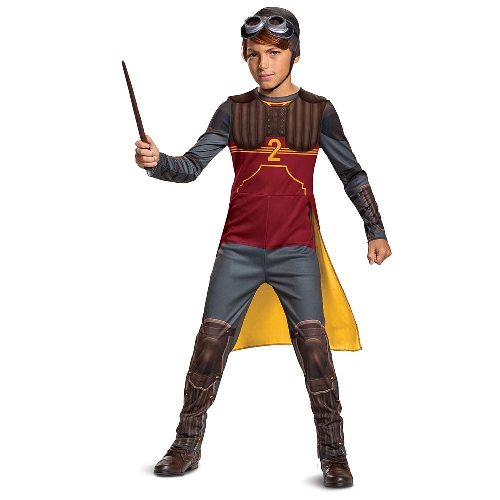 Ron Weasley Quidditch Costume for Kids, Official Wizarding World Harry Potter Boys Outfit, Child Size
