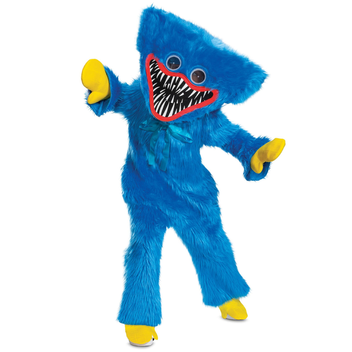 Disguise Huggy Wuggy Costume, Official Poppy Playtime Deluxe Kids Costume with Headpiece